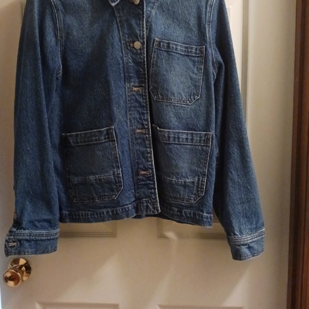 Madewell Womens Denim Jacket sz L. Indigo